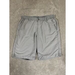 Under Armour Matchplay Tri-Blend Performance Stretch 10" Golf Shorts  34  Gray‎